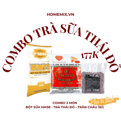 COMBO TRÀ SỮA THÁI ĐỎ