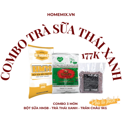 COMBO TRÀ SỮA THÁI XANH