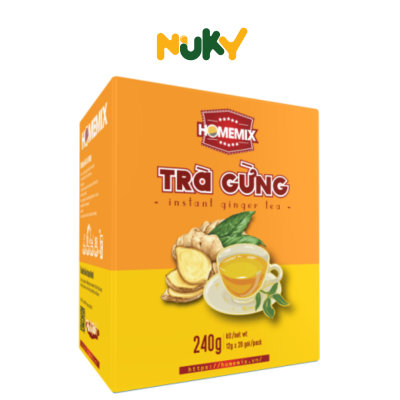 Trà Gừng Homemix Hộp 240gr