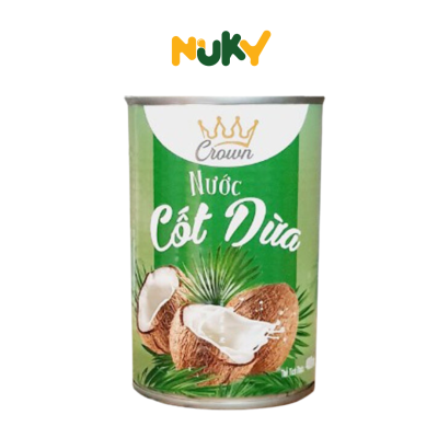 Nước Cốt Dừa Crow Lon 400ml 