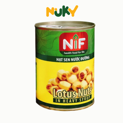 Hạt Sen Ngâm Nước Đường NIF - Hộp 560g 