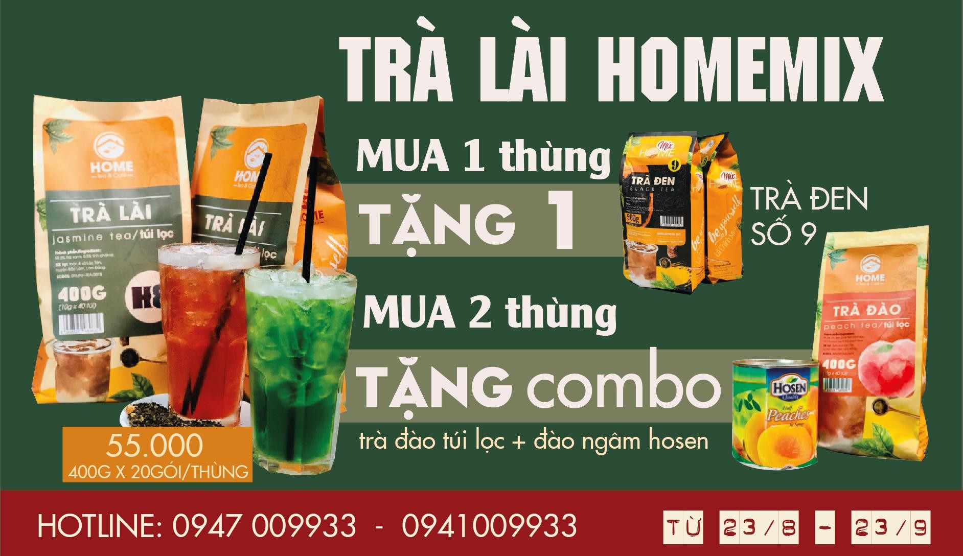 KHUYẾN MÃI TRÀ LÀI HOMEMIX